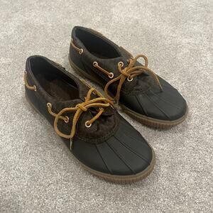 Michael Kors Women's Low‎ Rain Duck Boot Brown Size 8